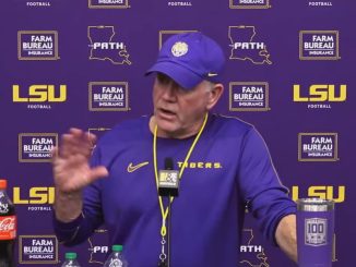 LSU football coach Brian Kelly