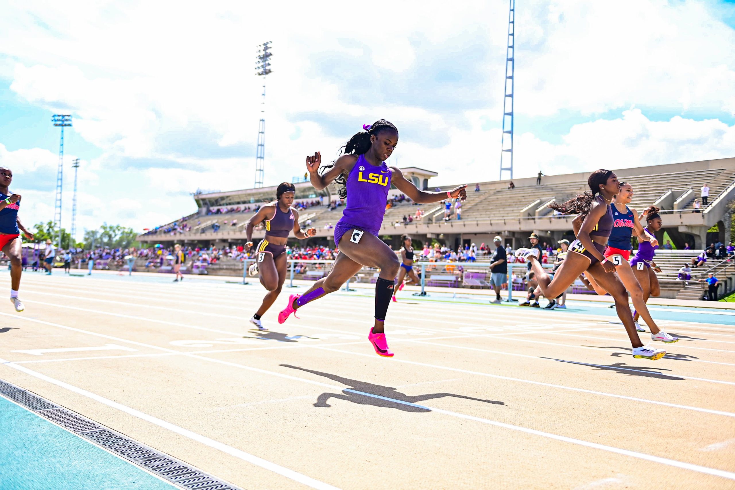 LSU track star clocks fastest 100-meter career opener in collegiate ...