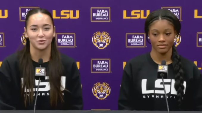 Aleah Finnegan, Kaliya Lincoln and Jay Clark meet with the media ahead of the Tigers meet against No. 17 Arkansas in Fayetteville on Friday, January 24th.