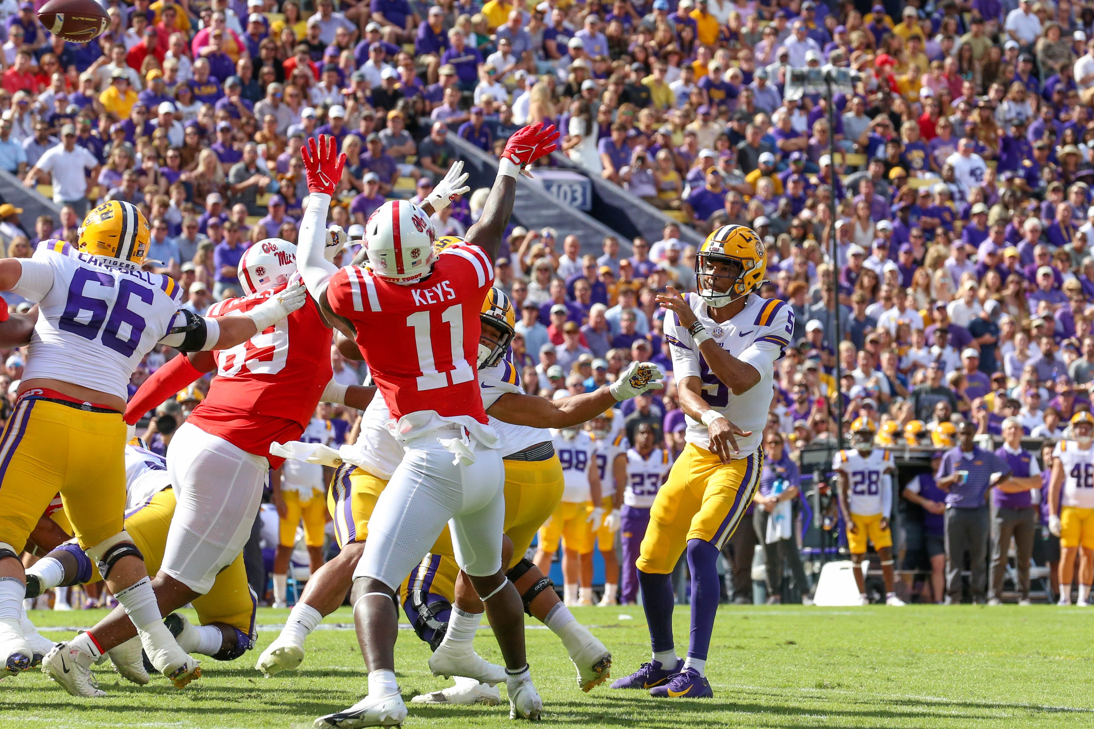 LSU Trio Sweeps SEC’s Weekly Honors After Convincing 45-20 Win Over Ole ...