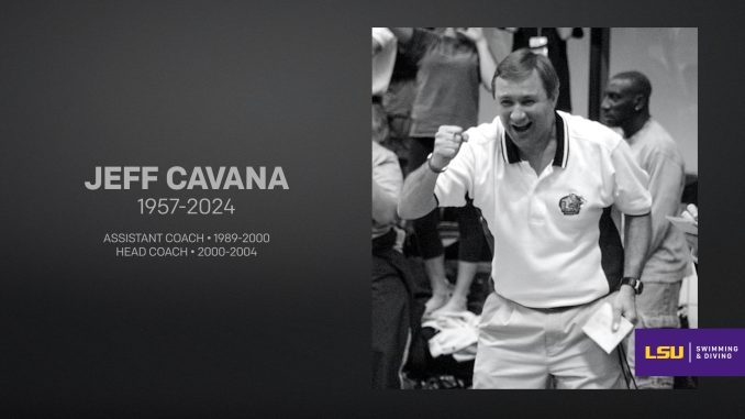 Jeff Cavana, former LSU Swimming and Diving Coach