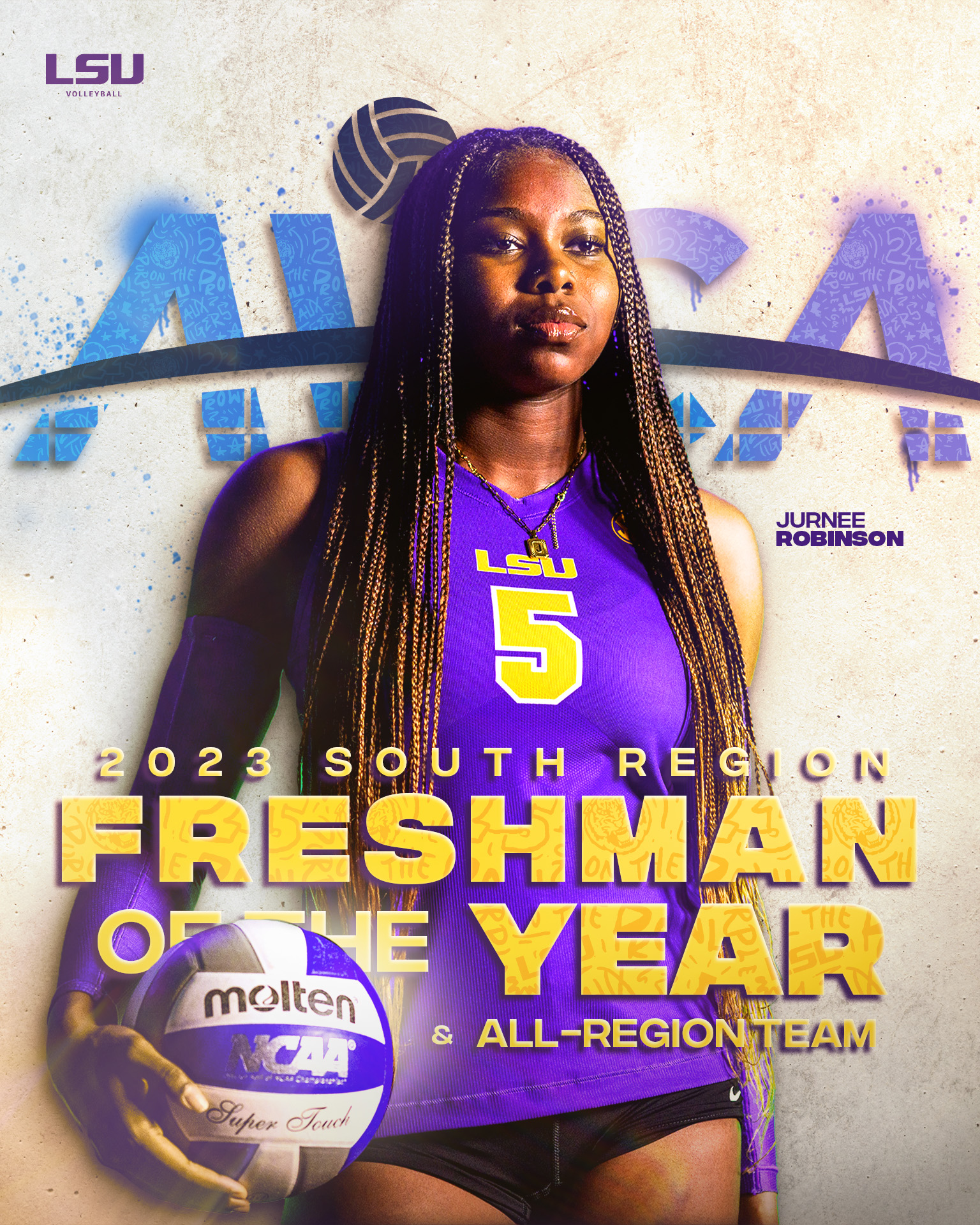 Set apart from the rest: LSU’s Jurnee Robinson named South Region’s top ...