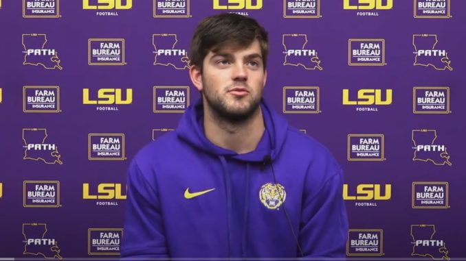 LSU QB Garrett Nussmeier