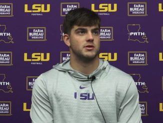 LSU QB Garrett Nussmeier Talks To Media - Texas AM Game Week