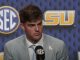 LSU QB Garrett Nussmeier at SEC Media Days