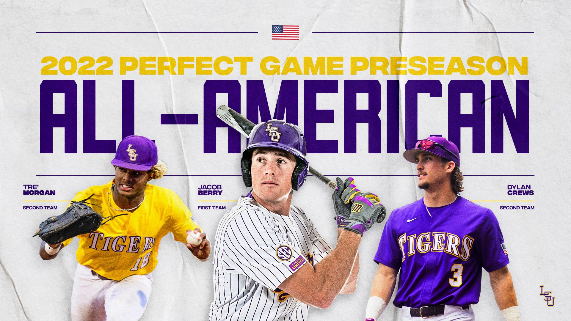 Perfect Game names three LSU baseball players preseason All