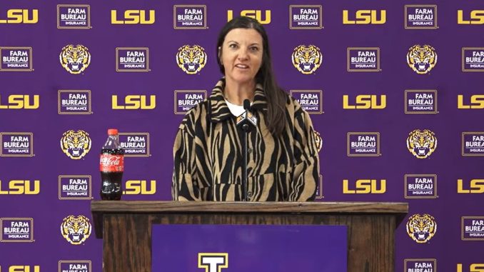 Beth Torina, LSU softball coach