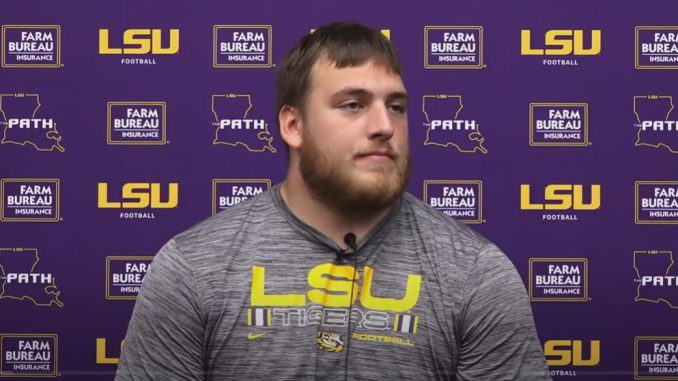 LSU's Garrett Dellinger