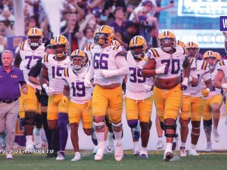 LSU to go West again this weekend at No. 14 Texas A&M, following win at Arkansas. (LSU photo).