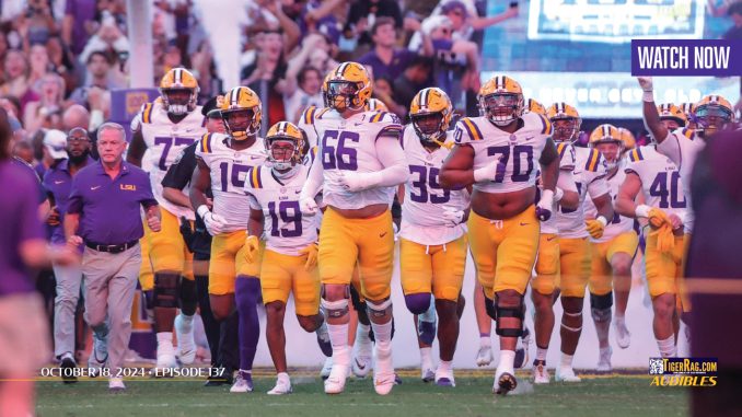 LSU to go West again this weekend at No. 14 Texas A&M, following win at Arkansas. (LSU photo).