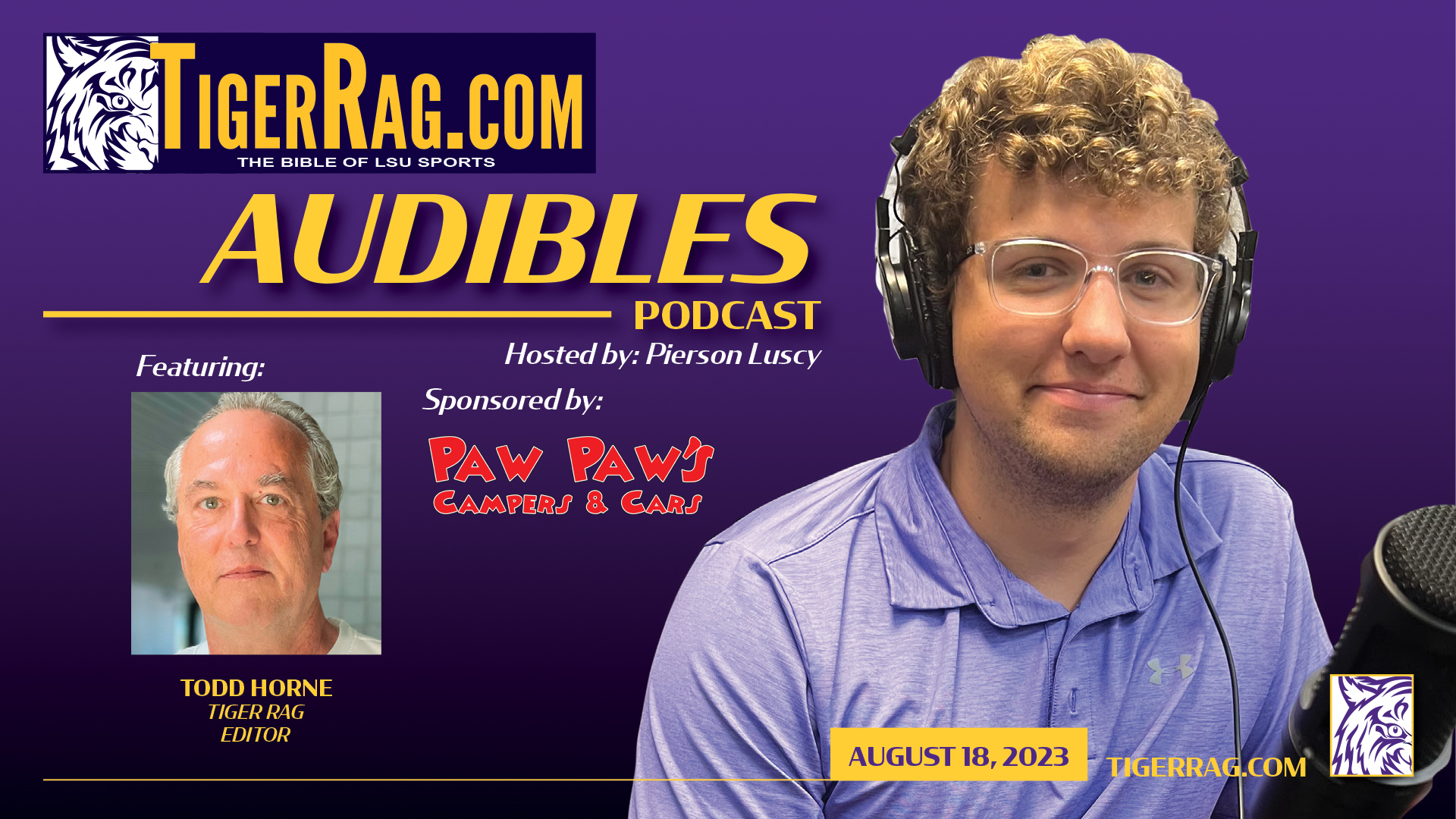 Watch Lsu Football Scrimmage Preview Tiger Rag Audibles Podcast